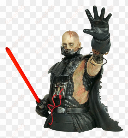 wielding a brilliant red lightsaber - gentle giant star wars force unleashed darth vader