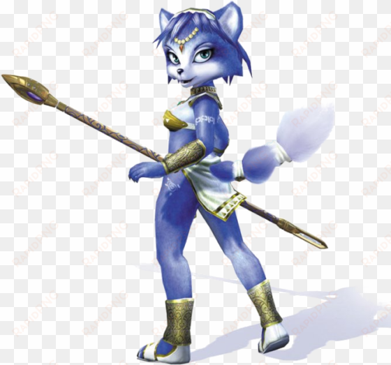 wielding her staff, krystal could easily replace wolf - krystal star fox adventure