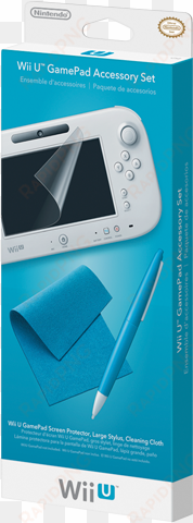 Wii U Gamepad Accessory Set Package - Nintendo Gamepad Accessory Set transparent png image