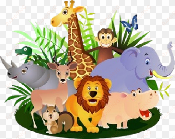 wild animals clipart png - group of animals clipart