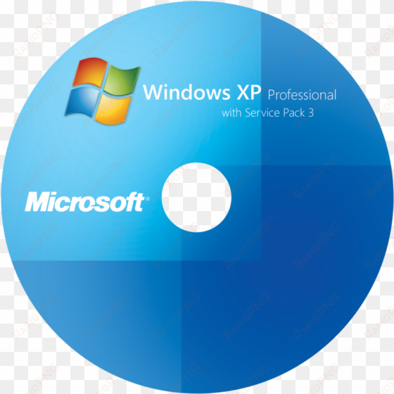 Windows Cd Cover Png Pic - Label Dvd Windows Xp transparent png image