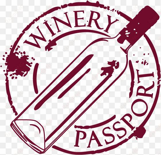 wine passport stamps oregon california france - winery passport logo