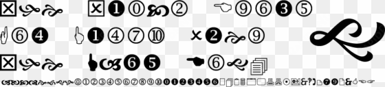 wingdings 2 sample - aotearoa new zealand rectangle magnet