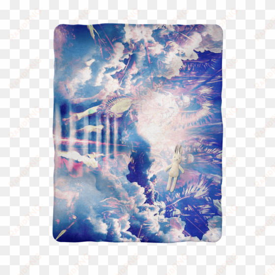 winged hussars ﻿sublimation baby blanket - faith: heaven's currency: the duality of faith