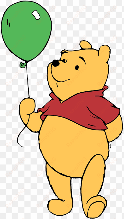 winnie the pooh clipart holding balloon - winnie the pooh holding balloons