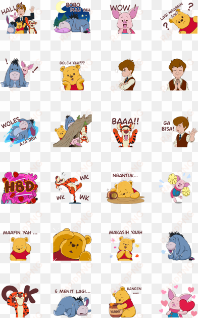 winnie the pooh × vithita animation - sticker