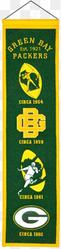 winning streak green bay packers heritage banner-7587