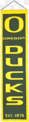 winning streak oregon ducks ncaa heritage banner (8x32)