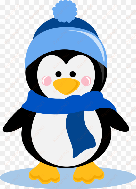 winter penguin, $0 - christmas penguin clip art