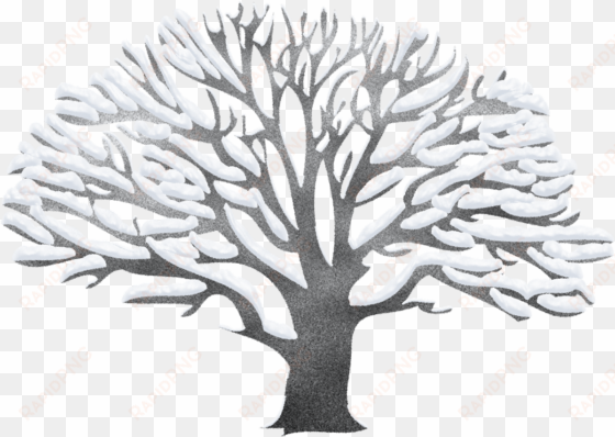 winter tree ping clipart banner royalty free stock - winter tree clipart png