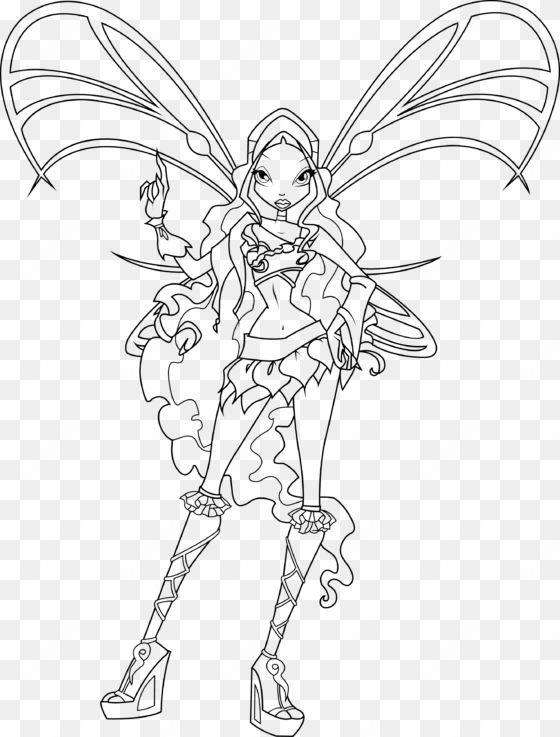 winx club sophix coloring pages - winx club aisha sophix coloring pages