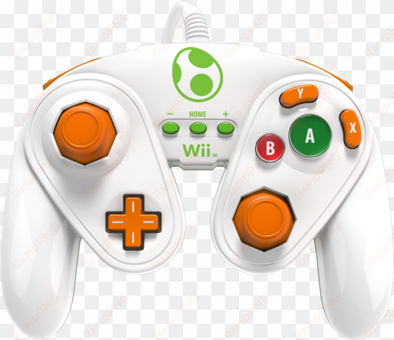 wired fight pad yoshi - pdp fight pad wired controller for wii u - yoshi