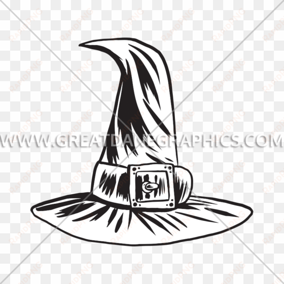 witch hat production ready artwork for t shirt printing - printed t-shirt