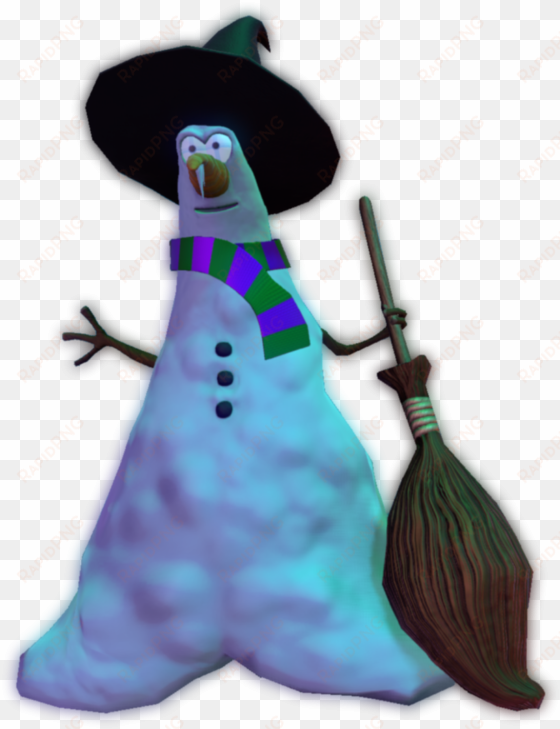 witch snowman - yooka laylee snowmen