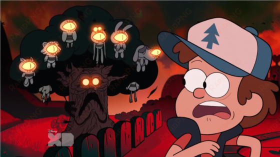 With All Of These Odds, Why Would Mabel Want To Go - Gravity Falls Mabel Land Tree transparent png image