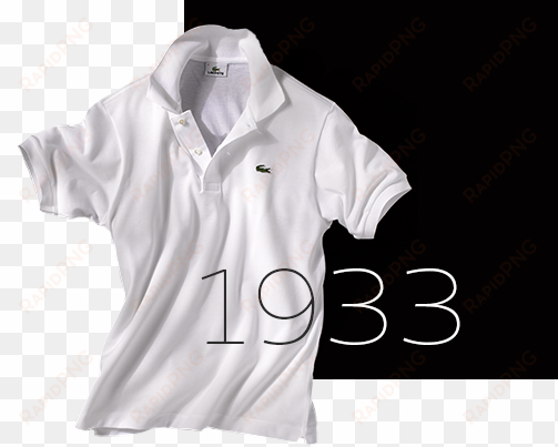 with his first advertising campaign, rené lacoste officially - lacoste first polo shirt