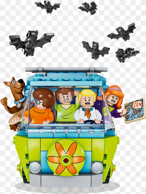 with lego scooby doo and shaggy costume characters, - scooby doo gang lego