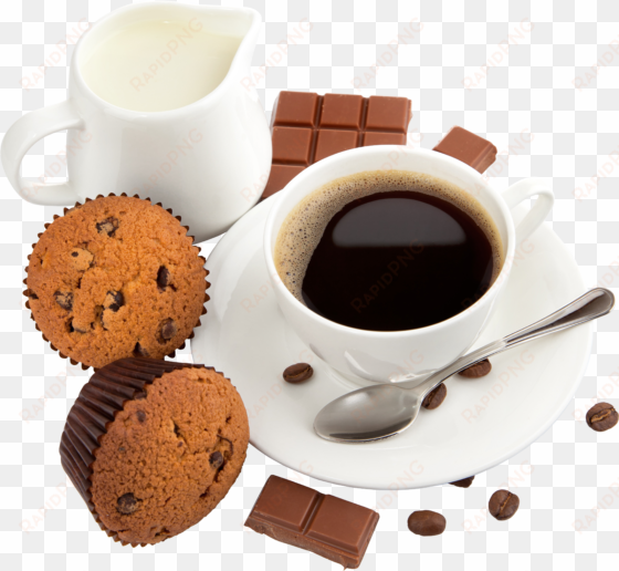 with milk muffins and png picture view - good morning tea cup