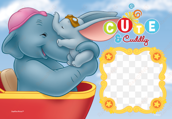 with this 10” x 7” curved glass print, bring the magic - dumbo