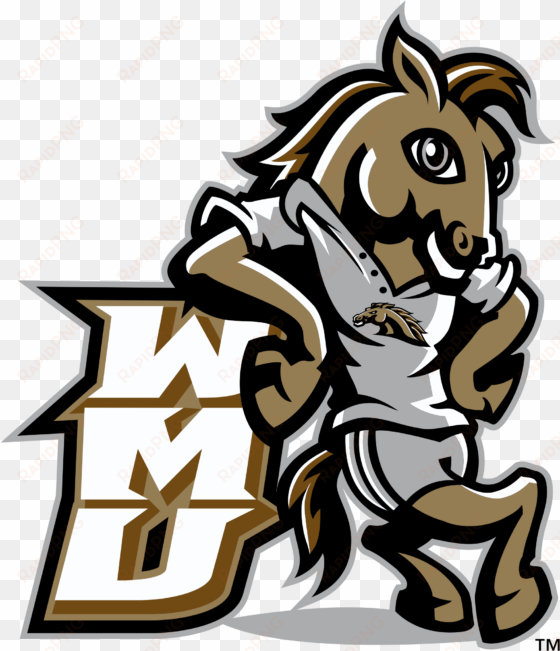 wmu broncos logo png transparent - western michigan mascot logo