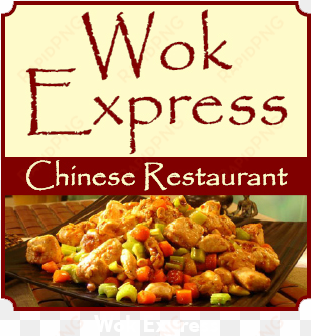 wok express chinese restaurant - walking with god: journal