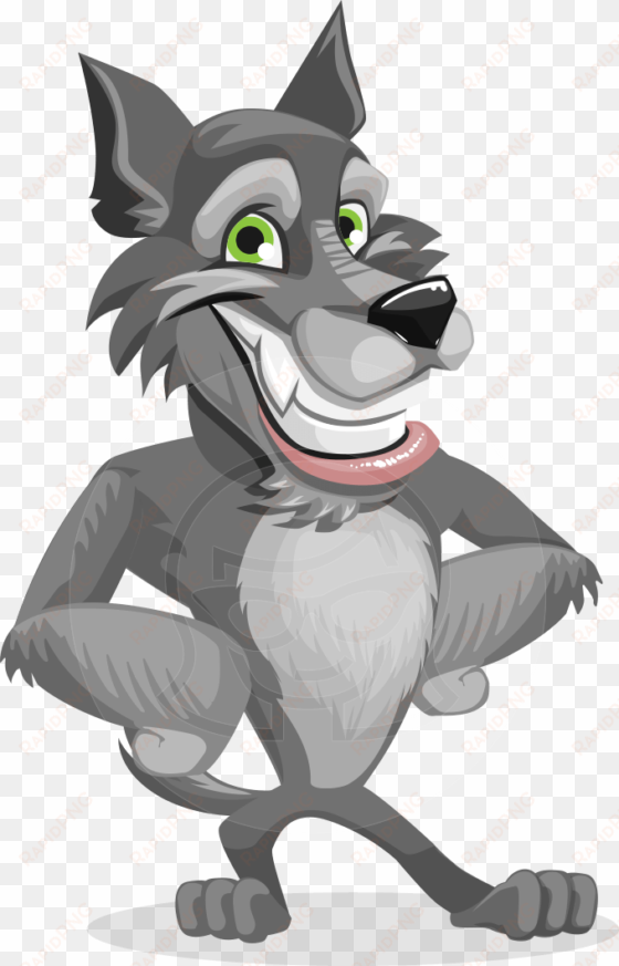 Wolf Character Wolfie Paws Graphicmama - Cartoon transparent png image