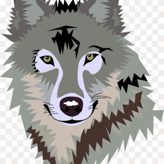 wolf face clipart 1 to draw up pinterest clip space - wolf face