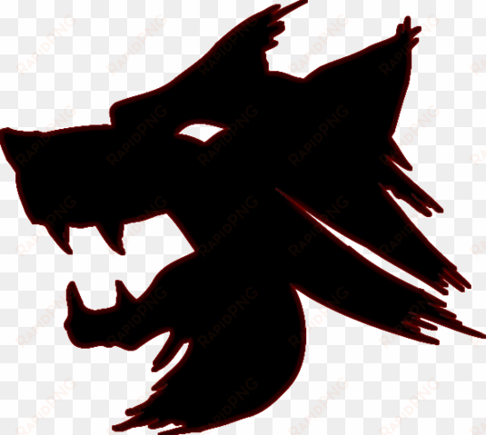 wolf face symbol 1 - symbol