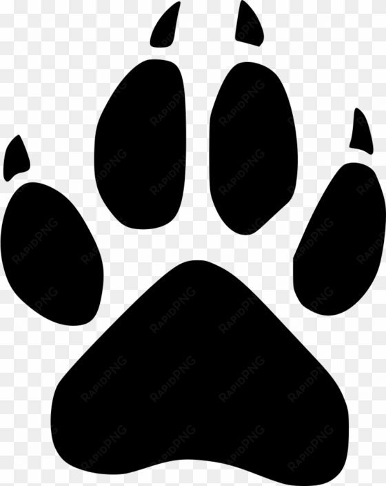wolf paw png clip library library - unm lobo png