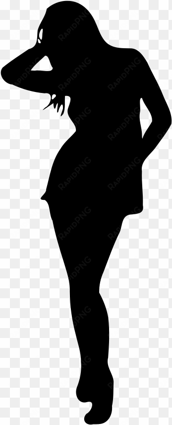 woman silhouette clipart - silhouette