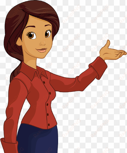 woman standing clipart