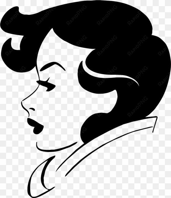 Women Clipart Profile - Retro Profile transparent png image