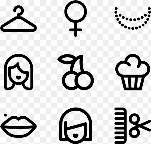 women day 35 icons - girly icons png