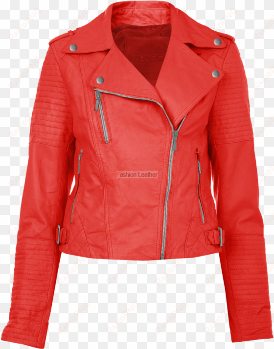 women leather jacket transparent images - transparent red leather jacket