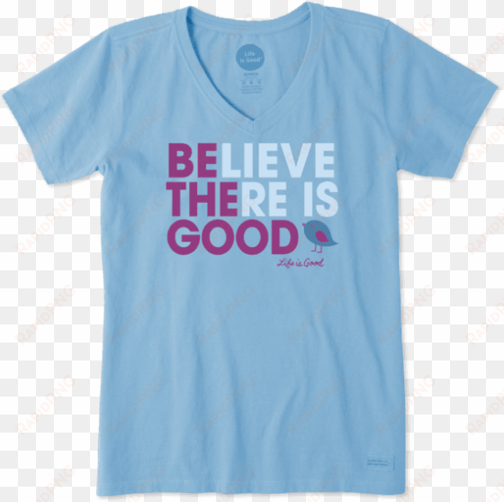 women's be the good crusher - life is good. women's crusher vee - all