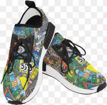 women's draco running shoes print luck 8 design - german shepherd water colour pattern no.1 men’s draco