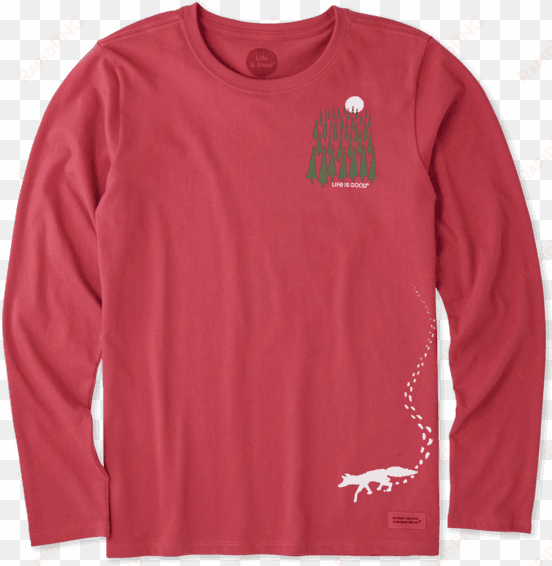 women's fox trails long sleeve crusher - t-shirt