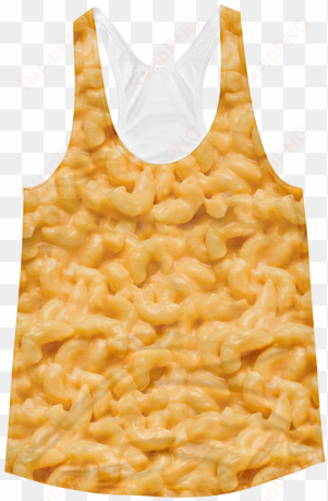 women's mac n cheese all over tank top - macaroni and cheese