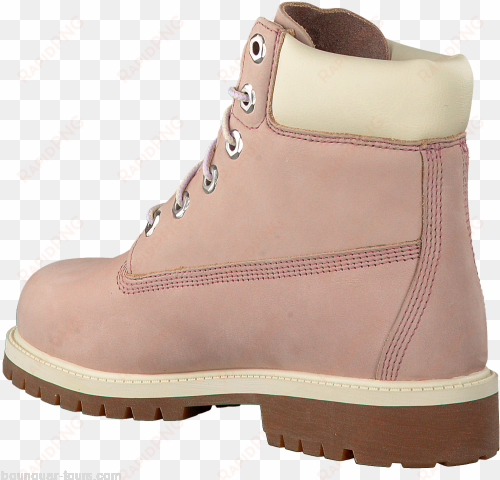 Women's Shoes Pink Timberland Ankle Boots 6in Prem - Pink Timberland transparent png image