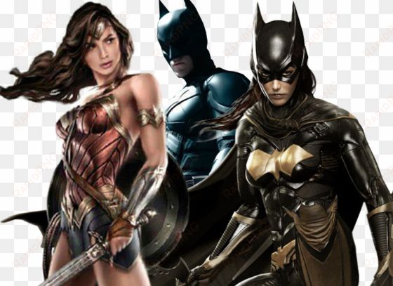 wonderwoman batman batgirl - transparent images wonder woman