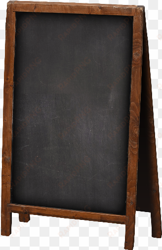 wood frame chalkboard sign png - clip art