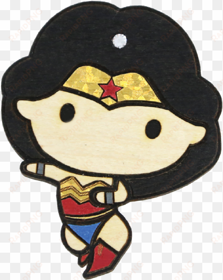 wood mood stickers - justice league chibi comic