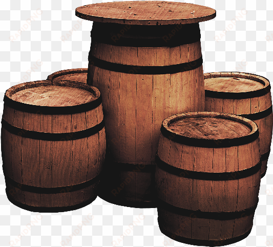 wooden barrels png free - table