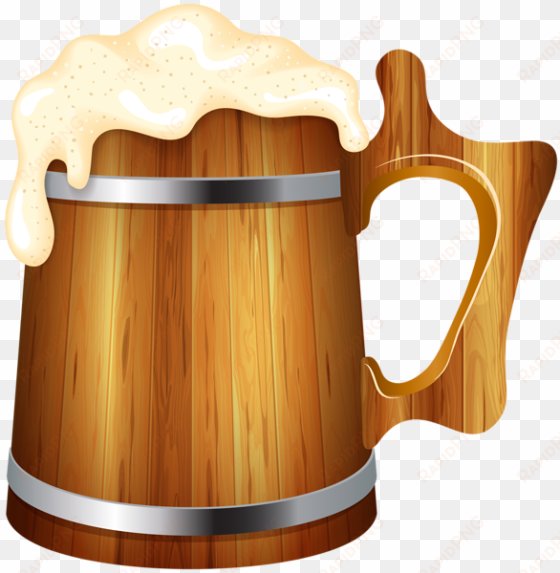 wooden beer mug png clip art image - wooden beer mug png