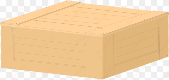 wooden box, box, cargo, case, crate, wood - wooden crates clip art