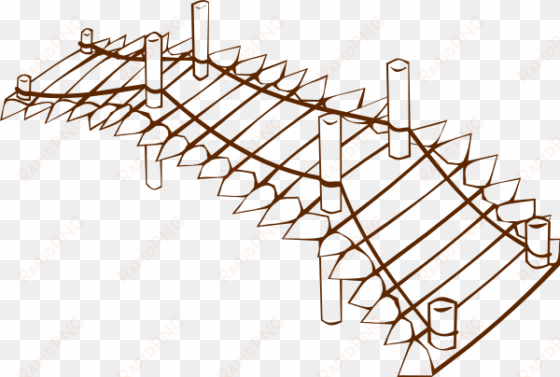 Wooden Bridge Svg Clip Arts 600 X 404 Px transparent png image