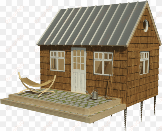 wooden cabin plans carroll - rustic house png