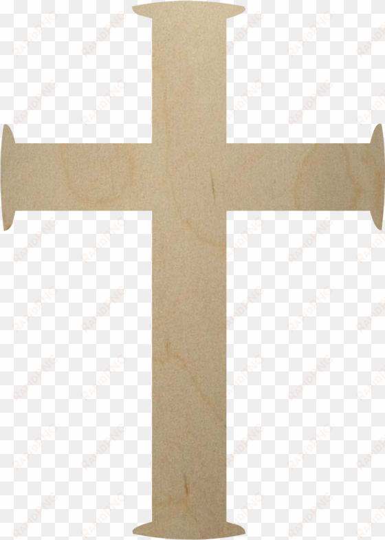 Wooden Cross - Plain Wooden Cross Large transparent png image