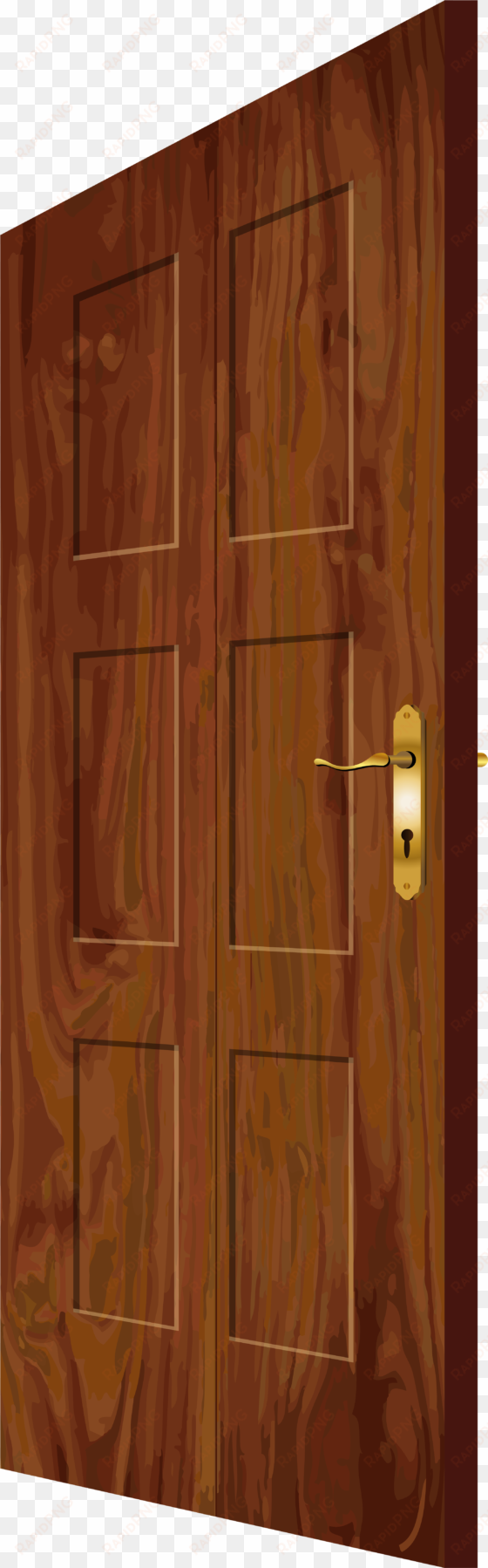 wooden door png clip art - wooden doors clipart