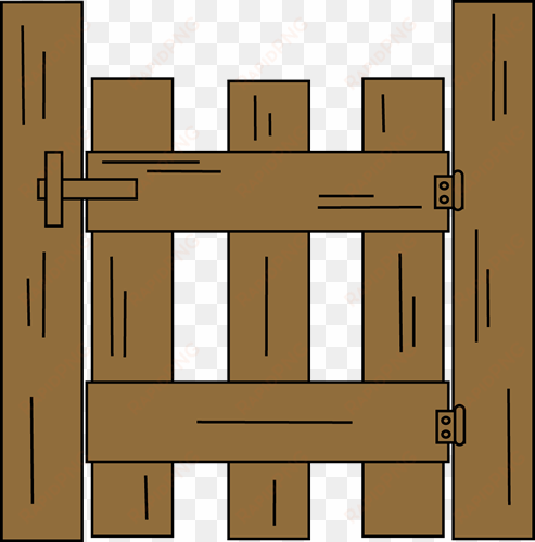 wooden gate clipart clip royalty free stock - clip art gate